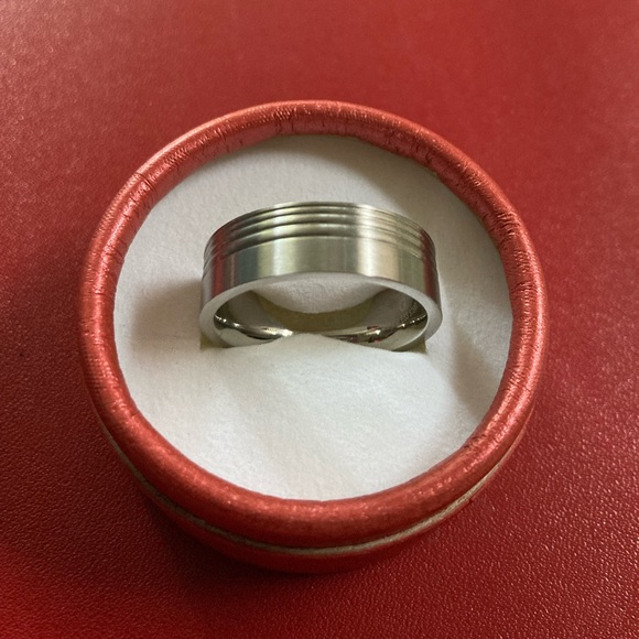 COPY - StainlessSteel Band by Halo. Satin Size 13  Graduated etching. Polished … - Picture 3 of 6